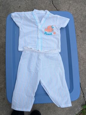 Vintage 90s JCPenney 2-Piece Pajama Set - 1T